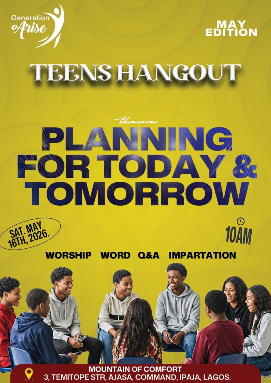 Generation Arise - Teens Hangout (May Edition)